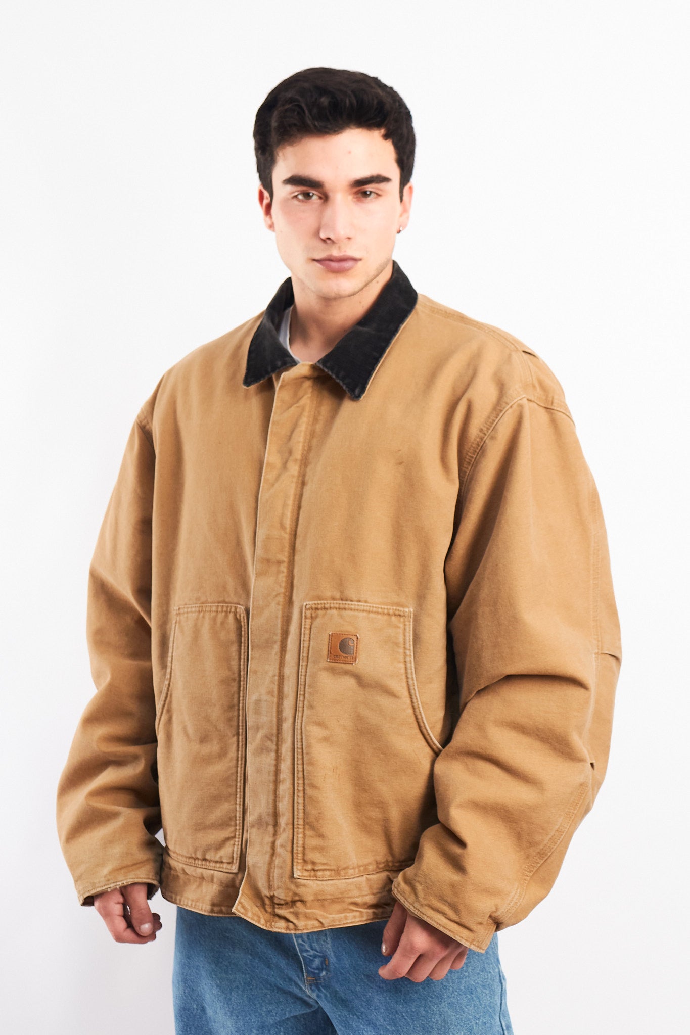 Vintage Carhartt Quilted Camel Artic Jacket (XL/XXL)