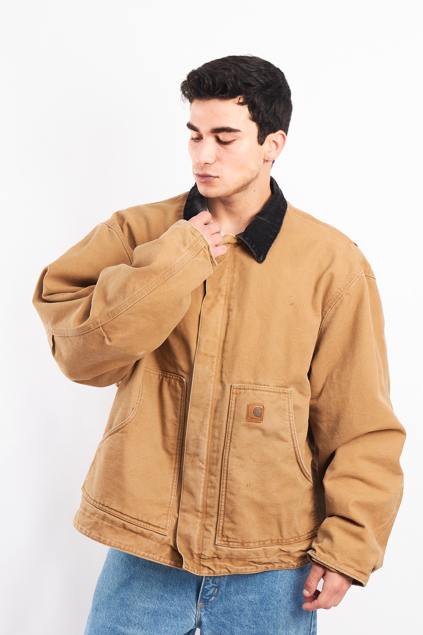 Vintage Carhartt Quilted Camel Artic Jacket (XL/XXL)