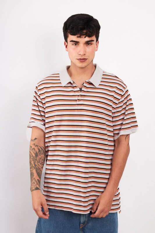 2000 GAP Striped Polo Shirt (L/XL)