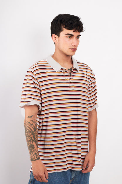 2000 GAP Striped Polo Shirt (L/XL)