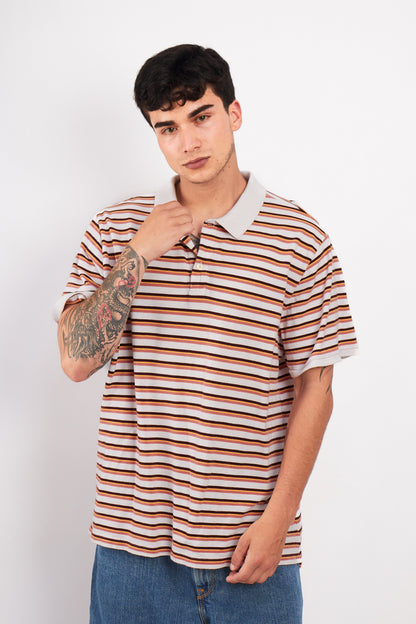 2000 GAP Striped Polo Shirt (L/XL)