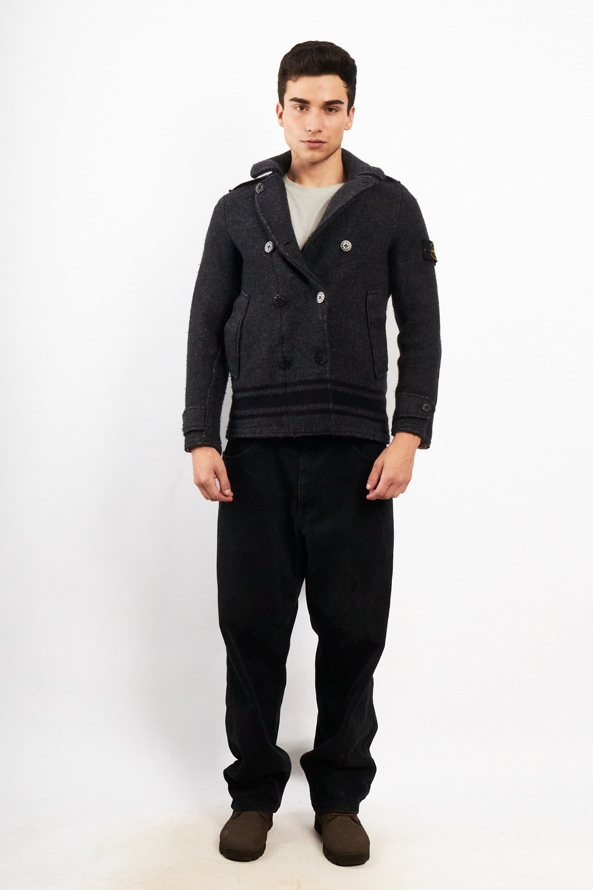 2000 Vintage Stone Island Heavy Wool Peacot (M/L)