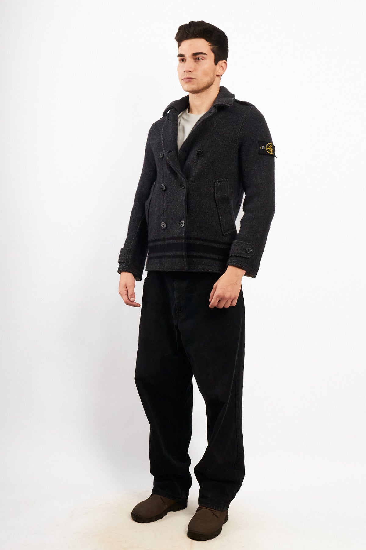 2000 Vintage Stone Island Heavy Wool Peacot (M/L)