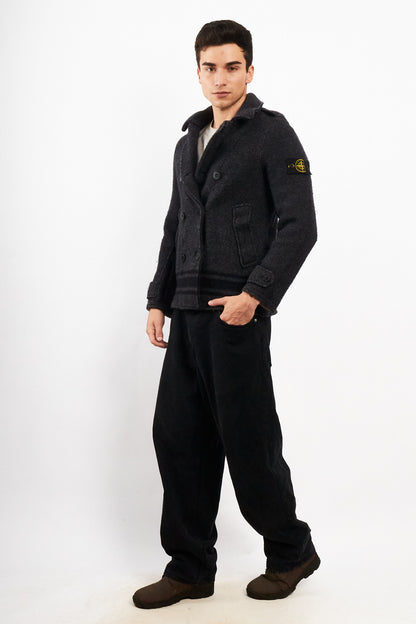 2000 Vintage Stone Island Heavy Wool Peacot (M/L)