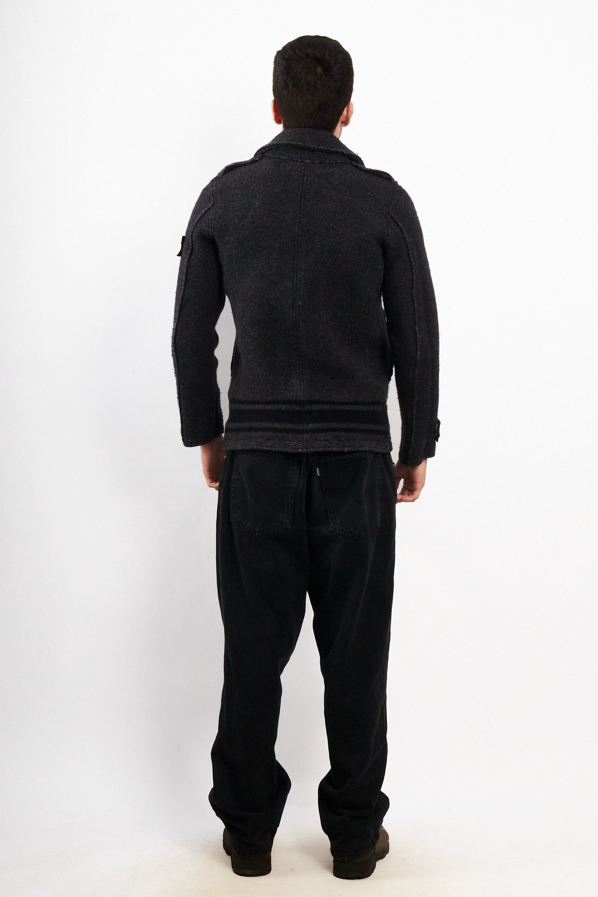 2000 Vintage Stone Island Heavy Wool Peacot (M/L)