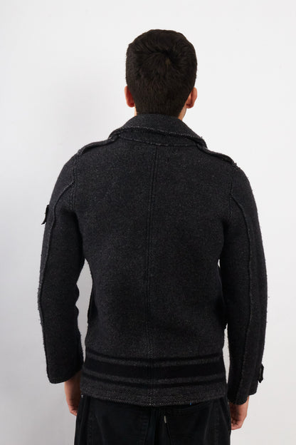 2000 Vintage Stone Island Heavy Wool Peacot (M/L)