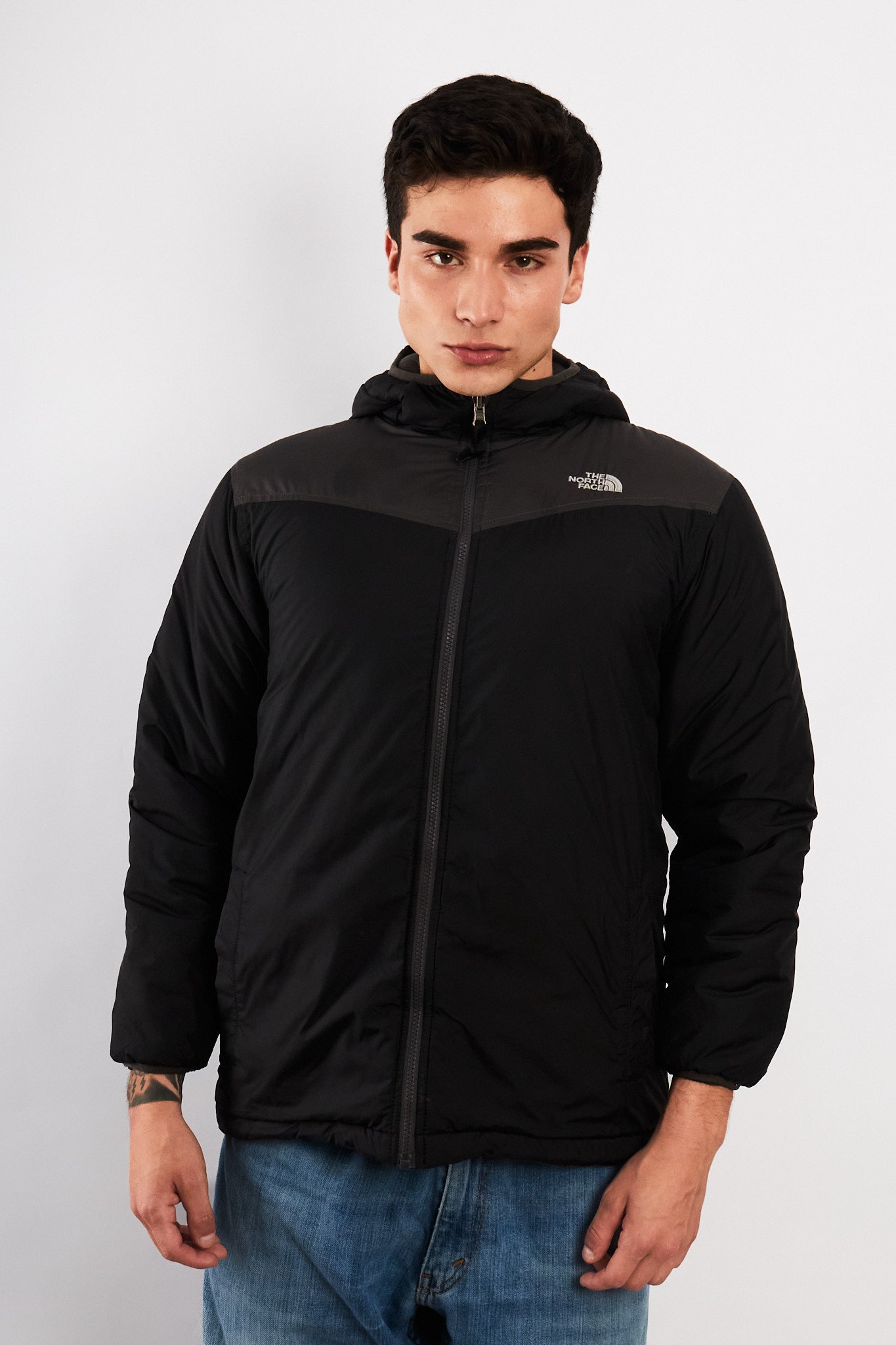 2000 Vintage North Face Reversible Impermeable/Polartec Jacket (S/M)