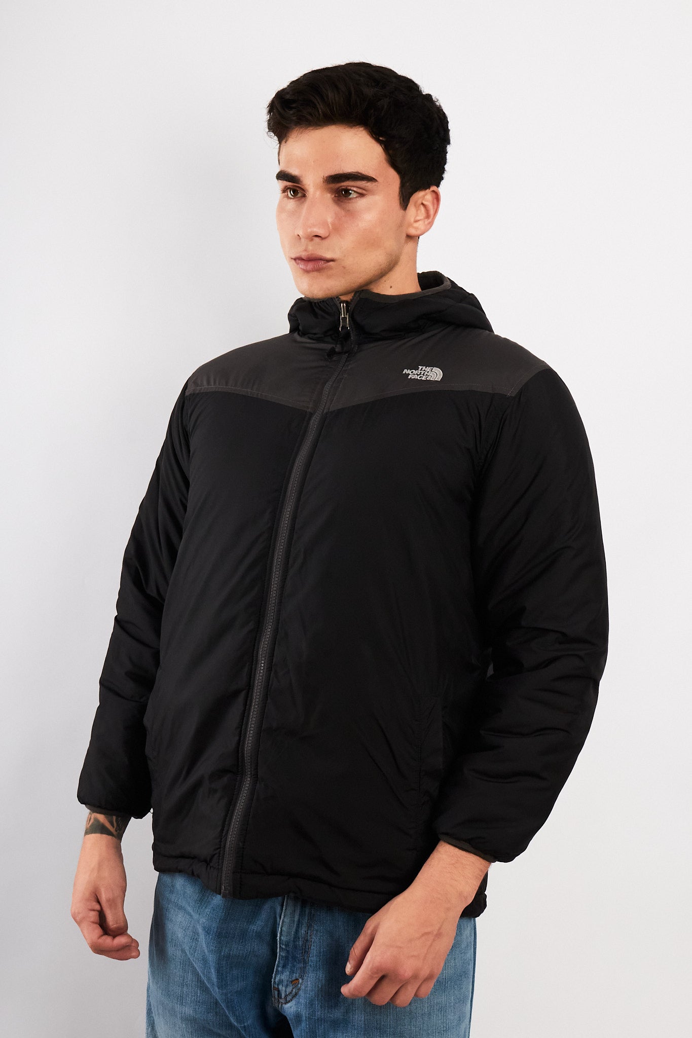 2000 Vintage North Face Reversible Impermeable/Polartec Jacket (S/M)