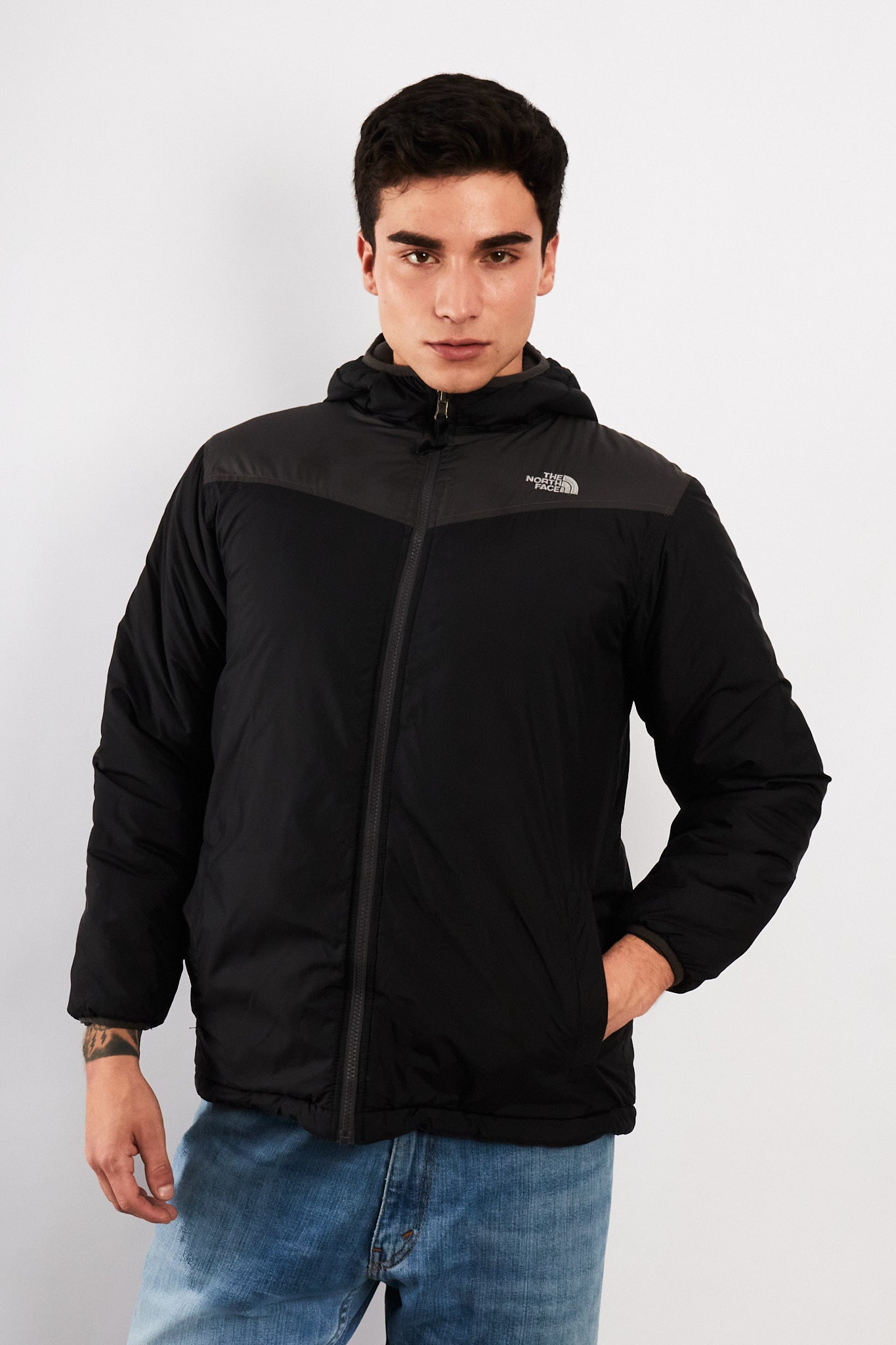 2000 Vintage North Face Reversible Impermeable/Polartec Jacket (S/M)