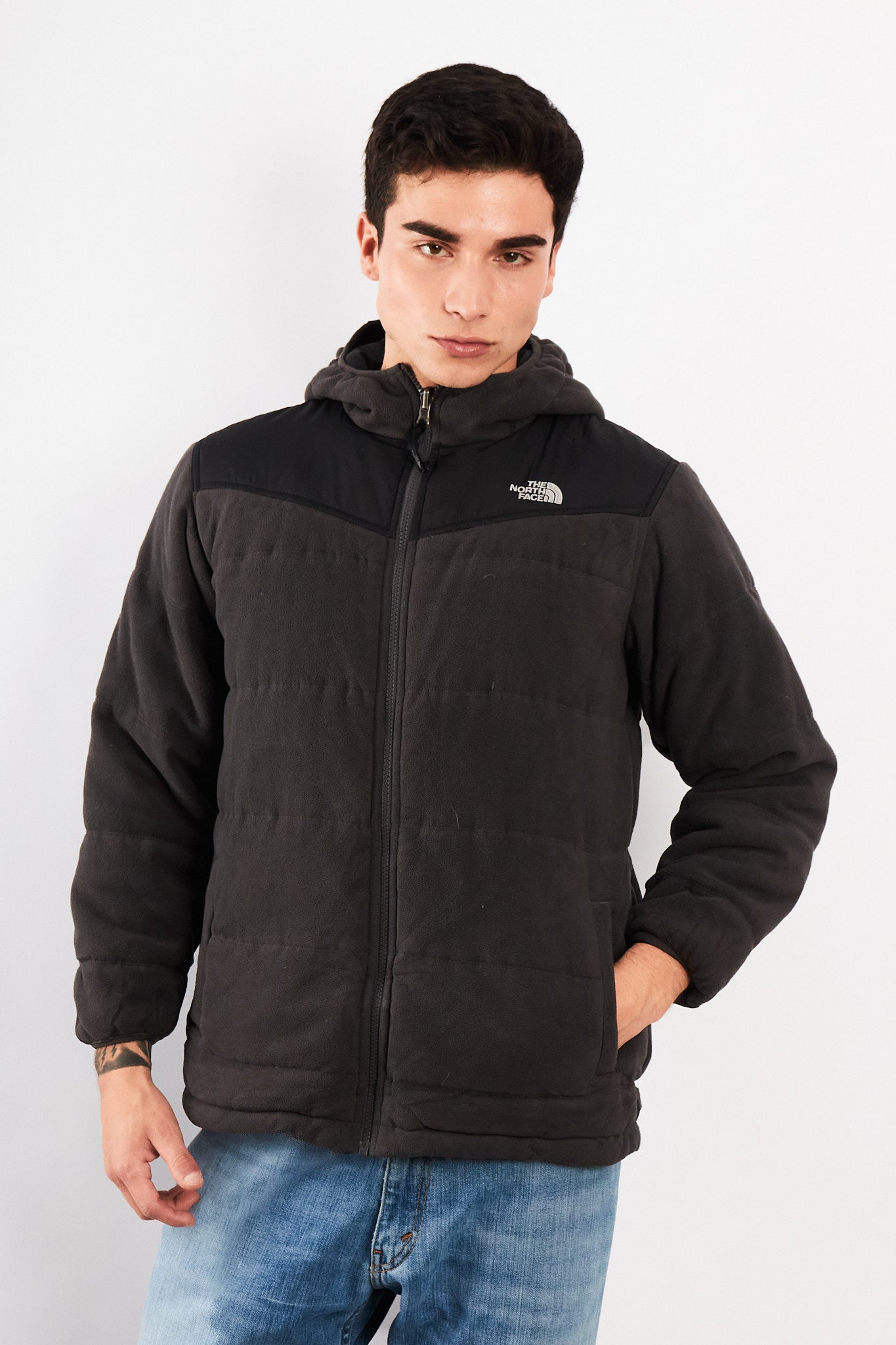 2000 Vintage North Face Reversible Impermeable/Polartec Jacket (S/M)