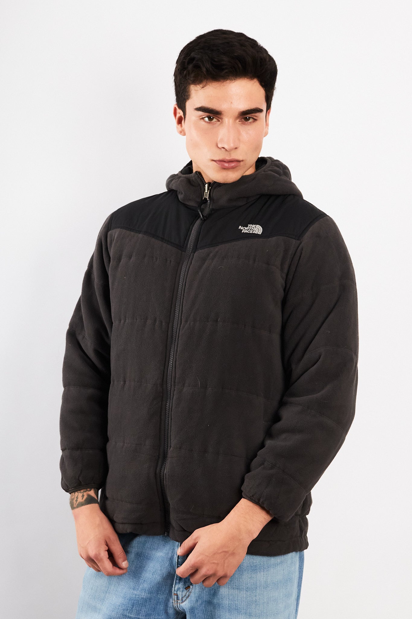 2000 Vintage North Face Reversible Impermeable/Polartec Jacket (S/M)