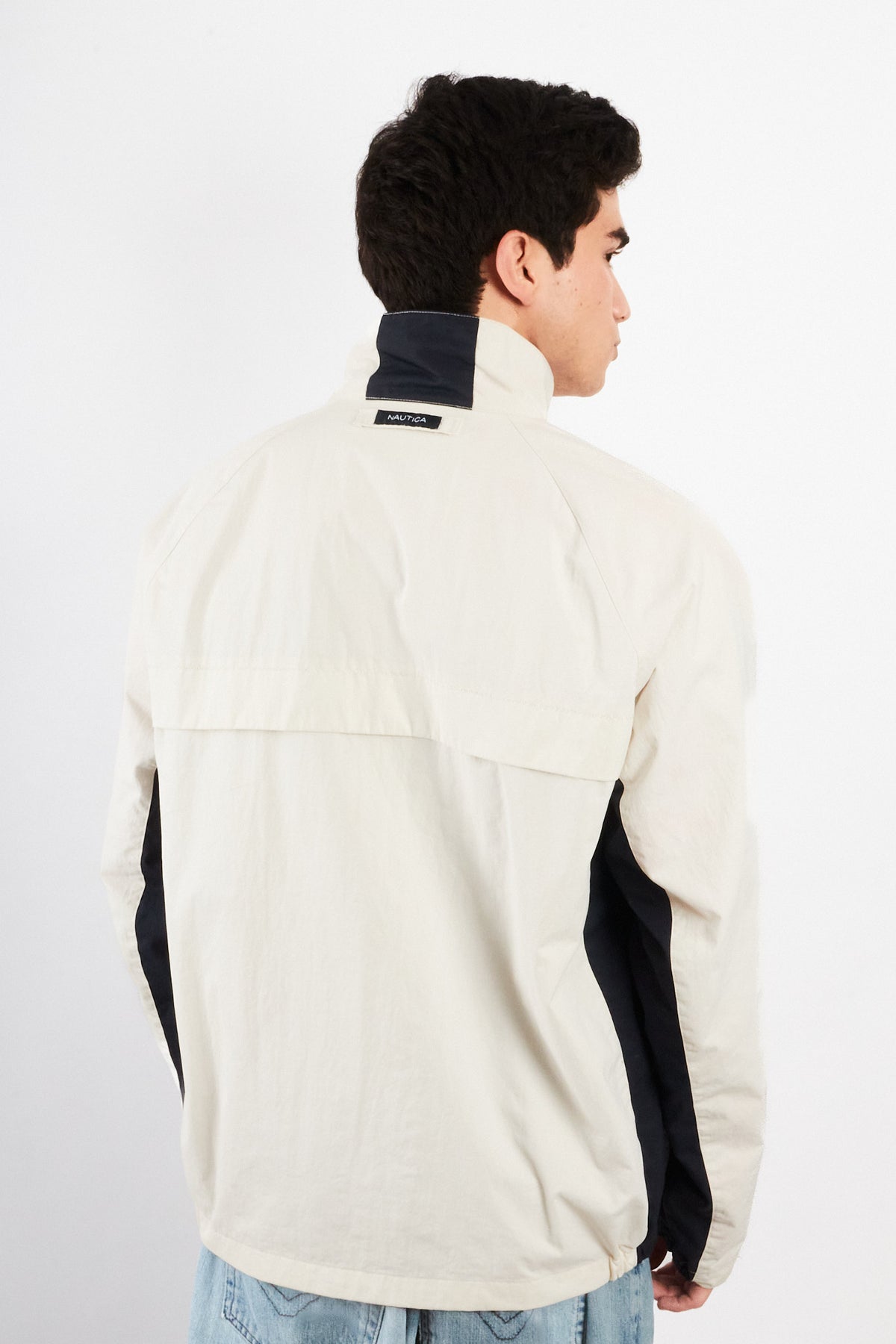 2000 Vintage Nautica Impermeable Spellout Jacket (L/XL)