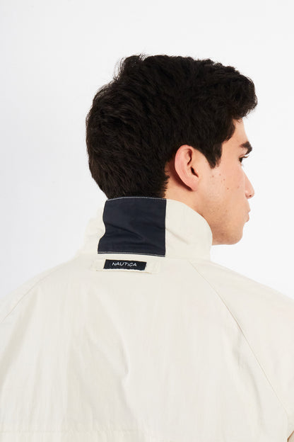 2000 Vintage Nautica Impermeable Spellout Jacket (L/XL)