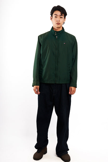 2000 Vintage Tommy Hilfiger Forest Green Bomber Jacket (M/L)