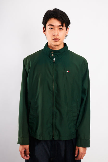 2000 Vintage Tommy Hilfiger Forest Green Bomber Jacket (M/L)
