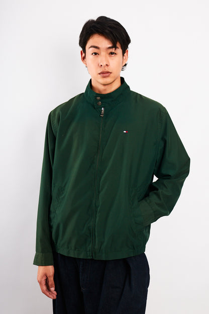 2000 Vintage Tommy Hilfiger Forest Green Bomber Jacket (M/L)
