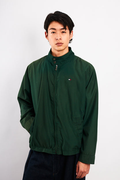 2000 Vintage Tommy Hilfiger Forest Green Bomber Jacket (M/L)