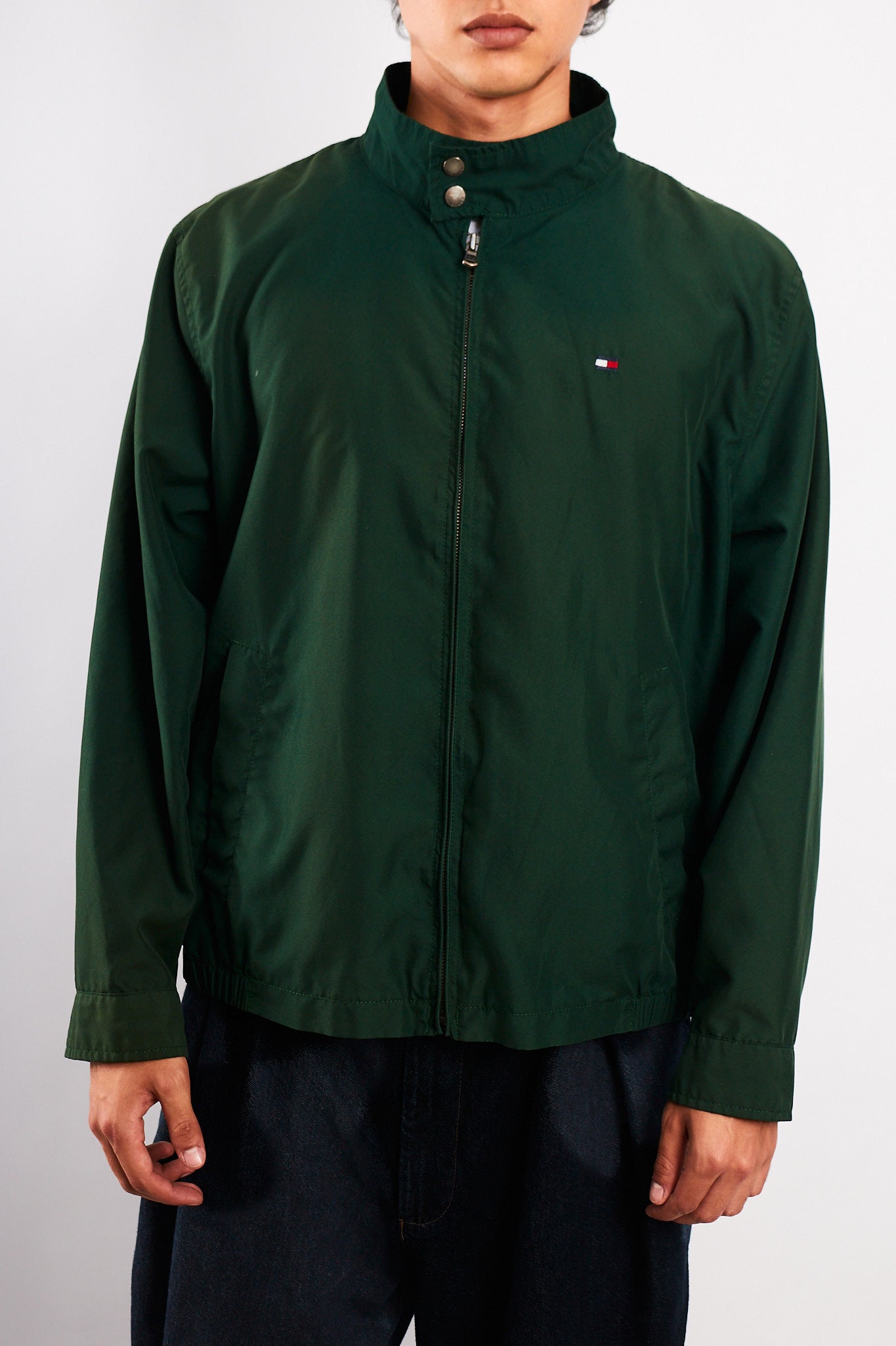 2000 Vintage Tommy Hilfiger Forest Green Bomber Jacket (M/L)