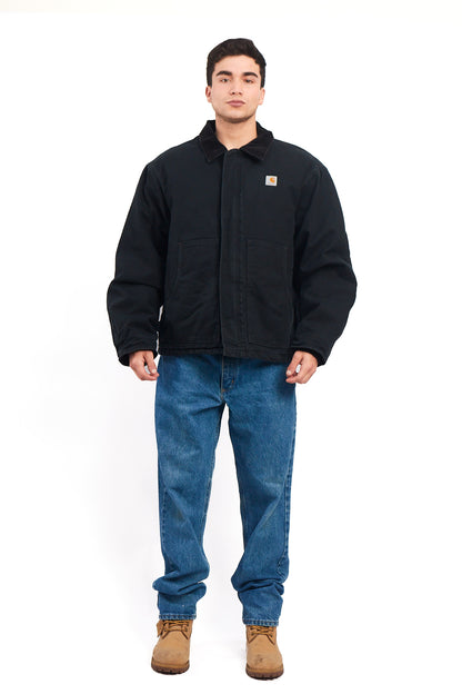 Vintage Carhartt Quilted Black Artic Jacket (L/XL)