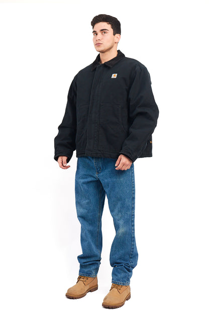 Vintage Carhartt Quilted Black Artic Jacket (L/XL)