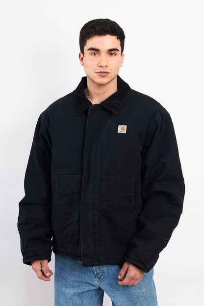 Vintage Carhartt Quilted Black Artic Jacket (L/XL)