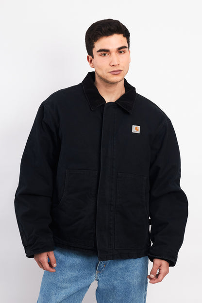 Vintage Carhartt Quilted Black Artic Jacket (L/XL)