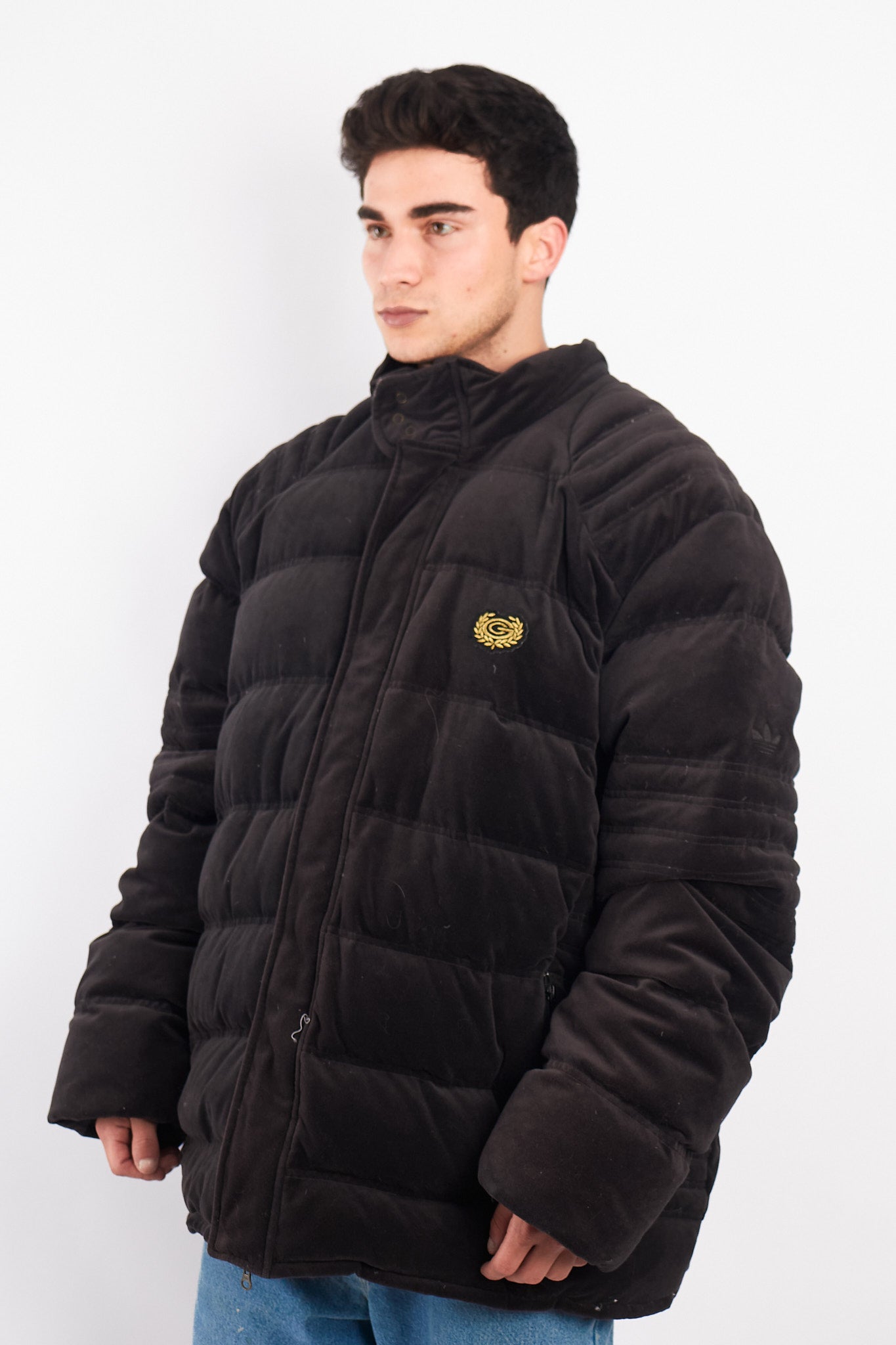 2006 Adidas x Carlo Gruber Velvet Down Puffer Jacket (XL)