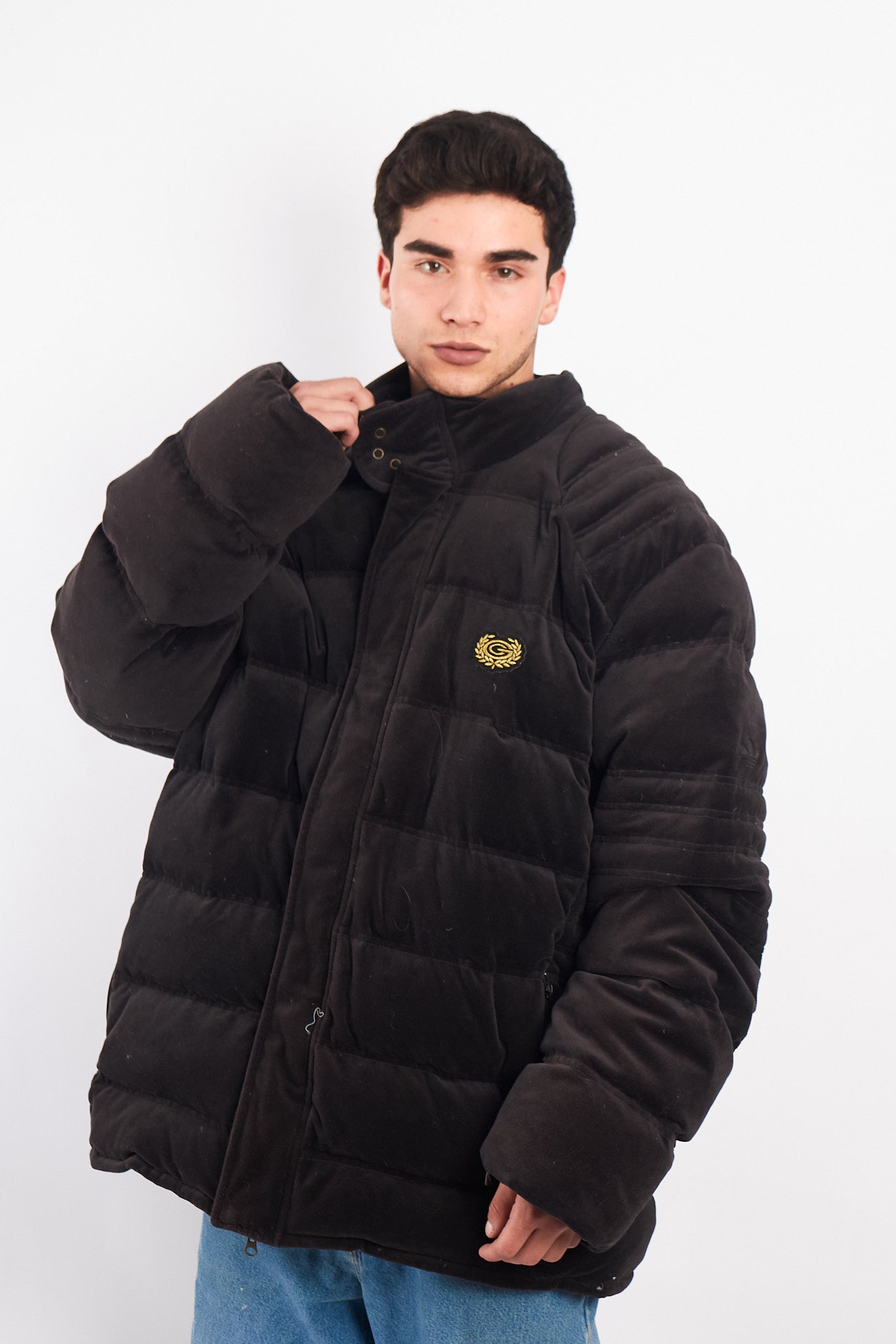 2006 Adidas x Carlo Gruber Velvet Down Puffer Jacket (XL)