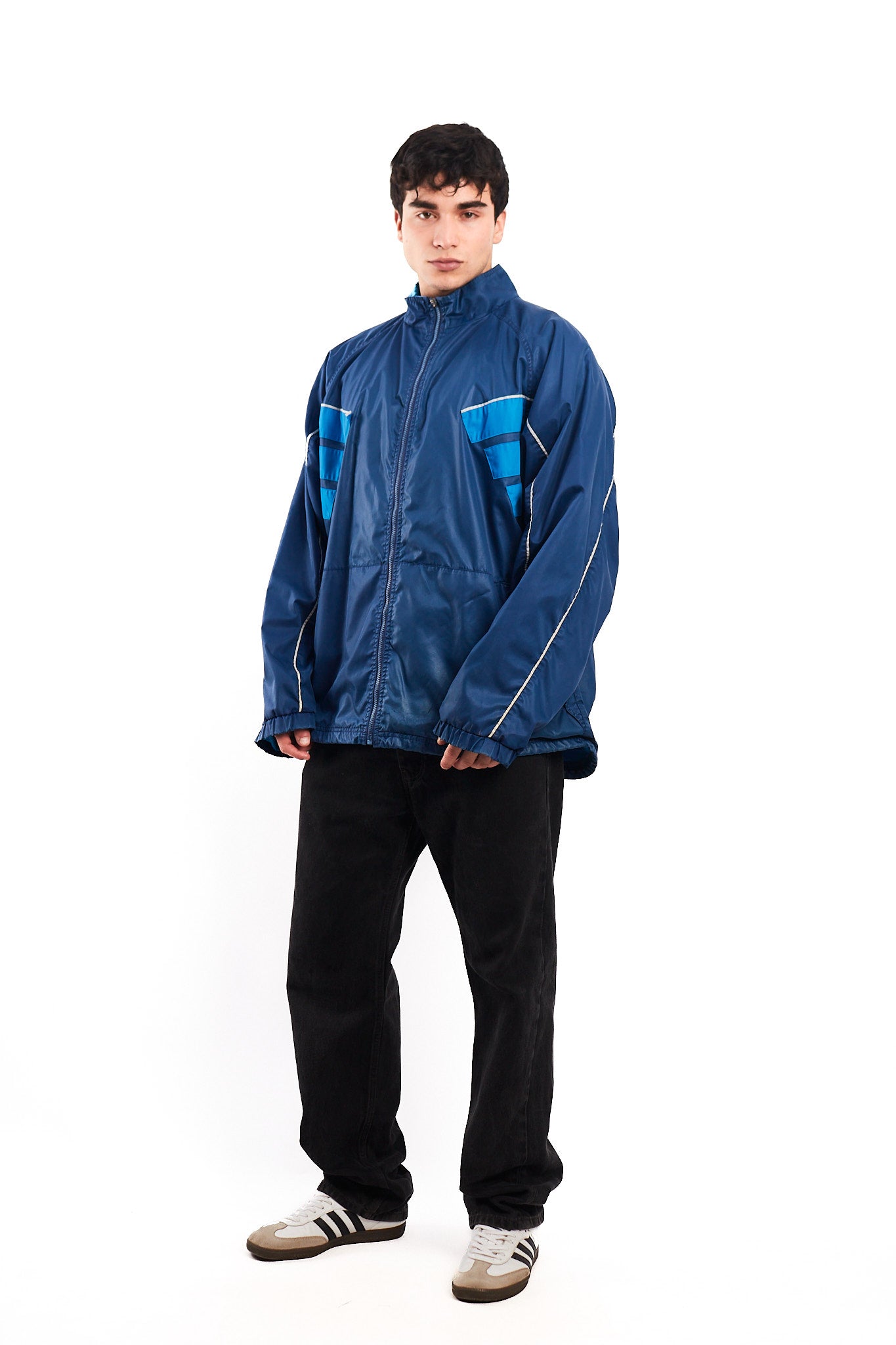 1990 Vintage Adidas Three Stripes Jacket (L/XL)