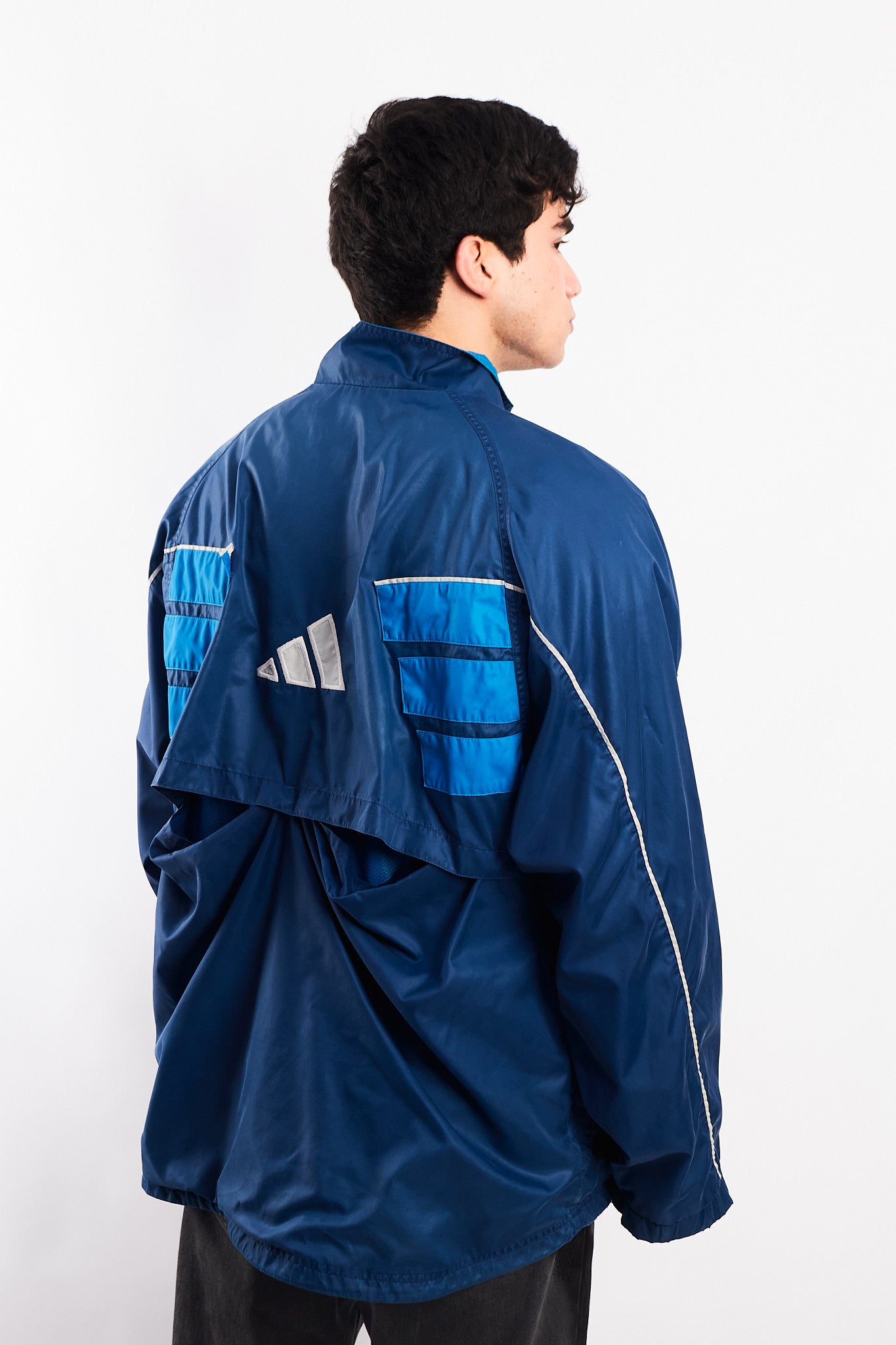 1990 Vintage Adidas Three Stripes Jacket (L/XL)