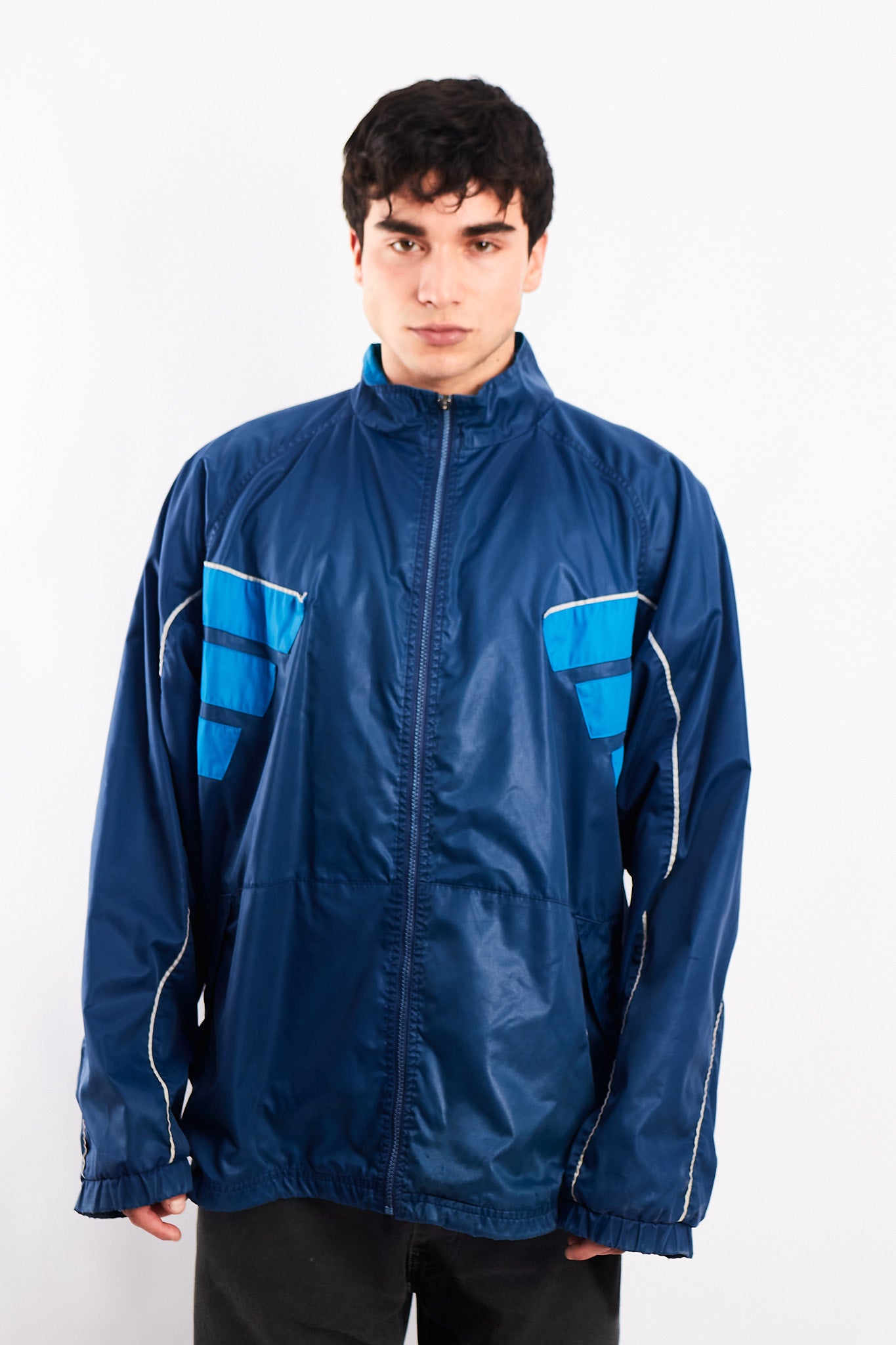 1990 Vintage Adidas Three Stripes Jacket (L/XL)