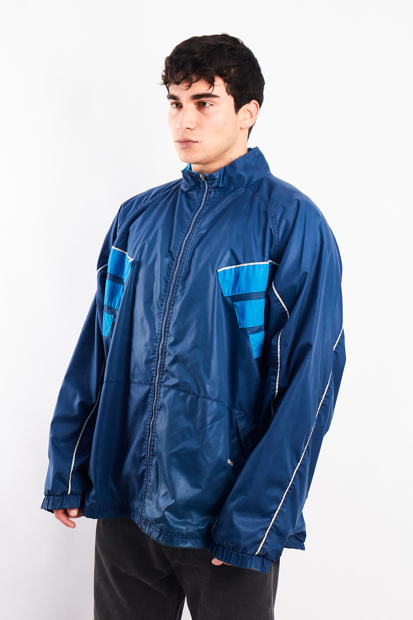 1990 Vintage Adidas Three Stripes Jacket (L/XL)