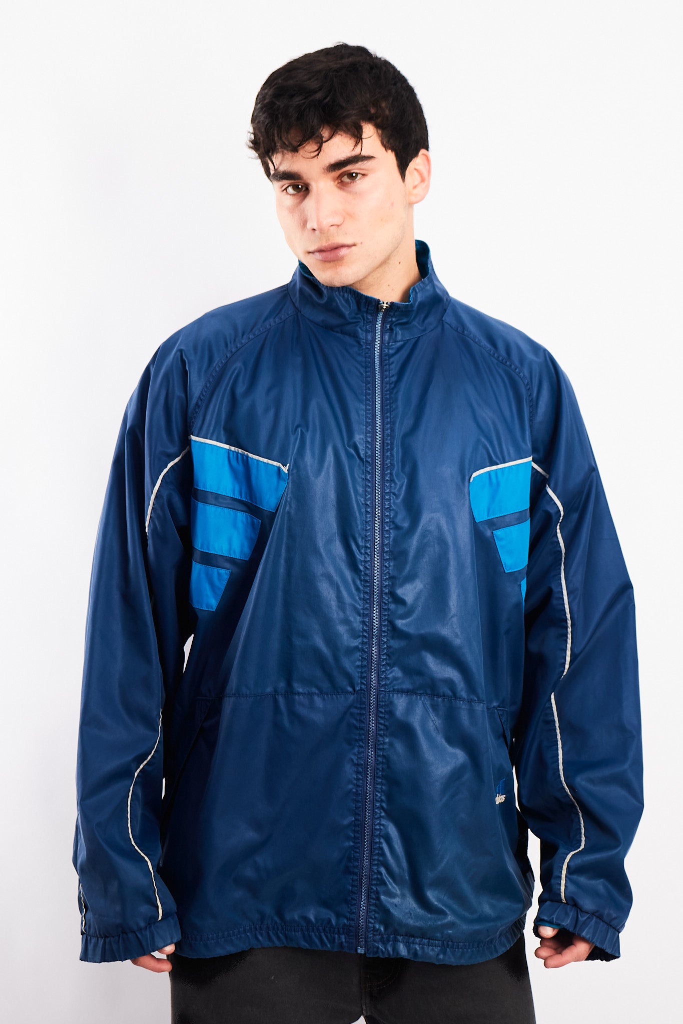 1990 Vintage Adidas Three Stripes Jacket (L/XL)