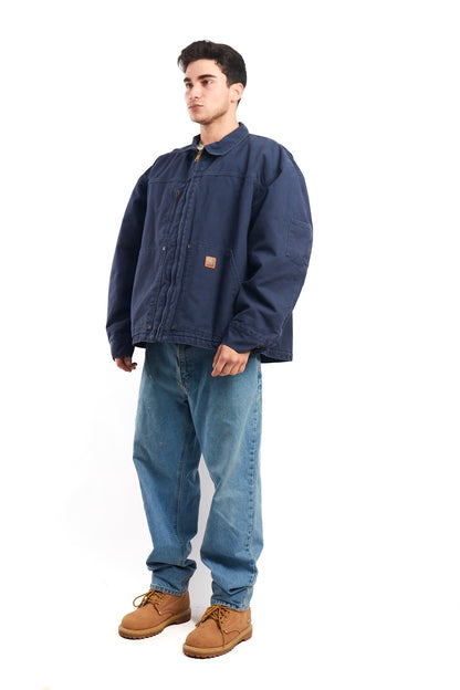 Vintage Carhartt Navy Workwear Jacket (L/XL)