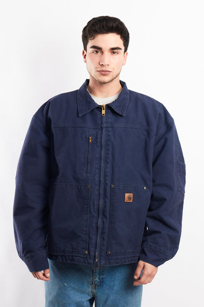 Vintage Carhartt Navy Workwear Jacket (L/XL)