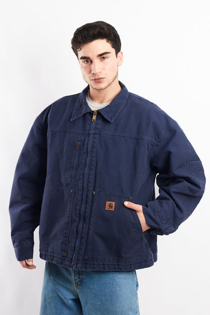Vintage Carhartt Navy Workwear Jacket (L/XL)