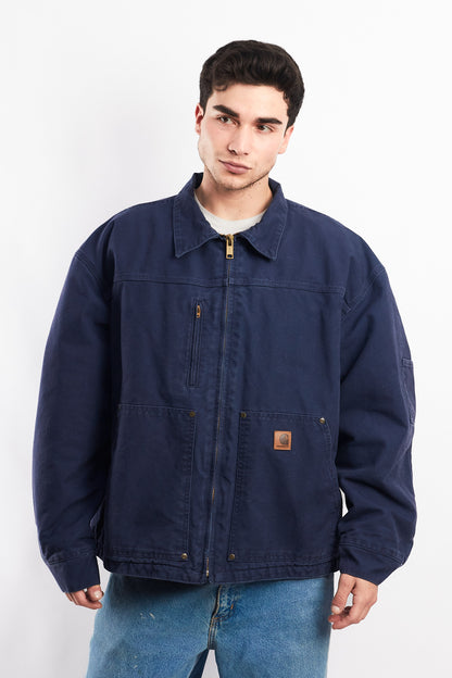 Vintage Carhartt Navy Workwear Jacket (L/XL)
