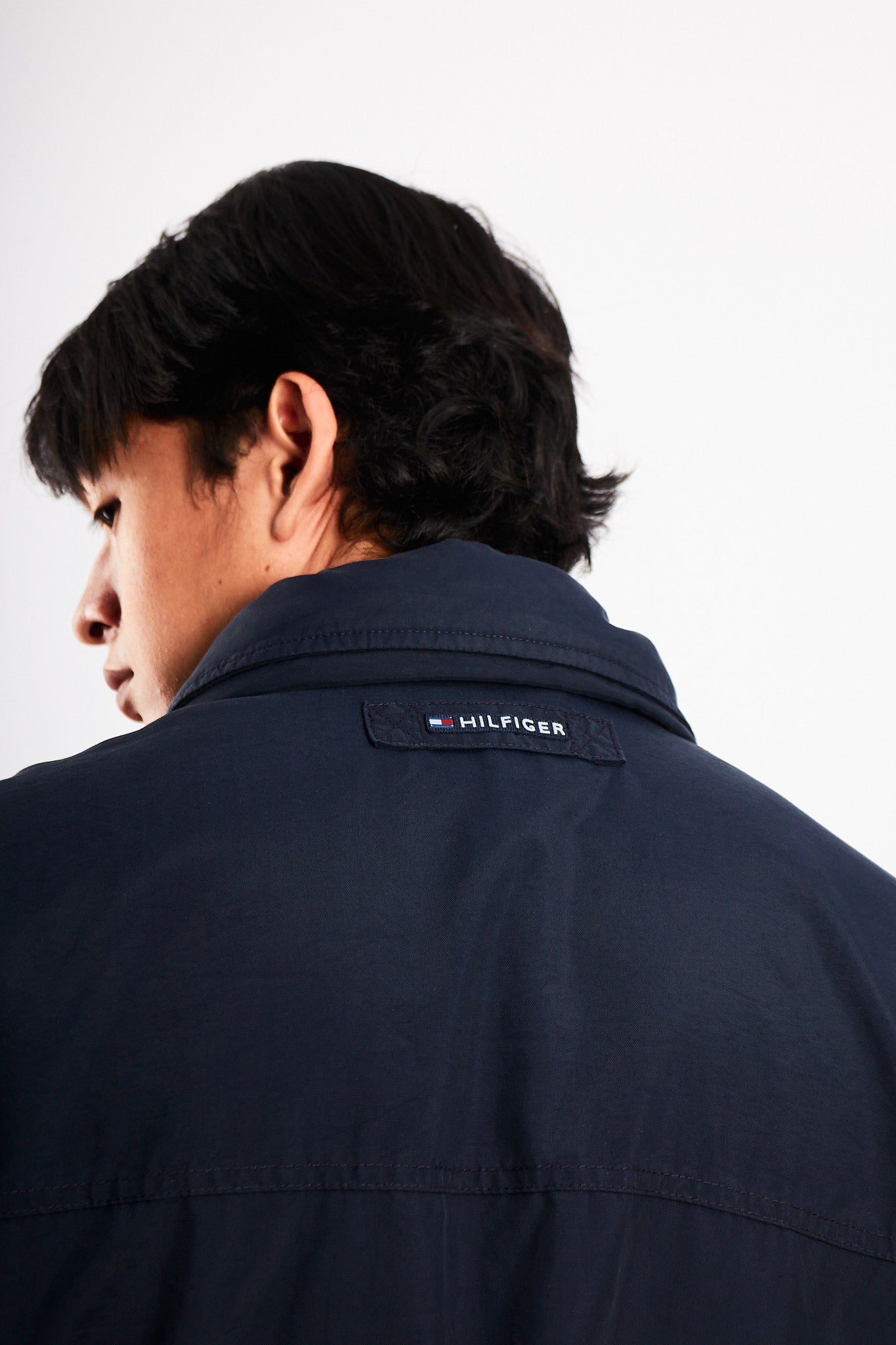 2000 Vintage Tommy Hilfiger Flag Collar Cargo Jacket (M)