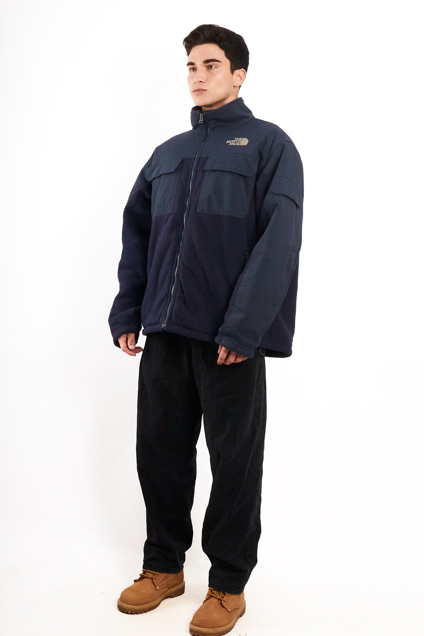 2000 Vintage North Face Denali Fleece Padded Jacket (L/XL)