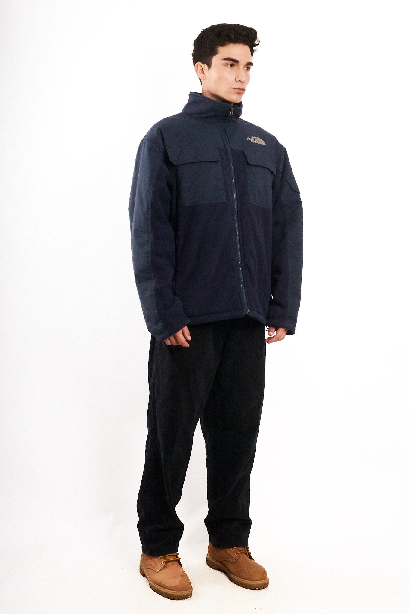 2000 Vintage North Face Denali Fleece Padded Jacket (L/XL)
