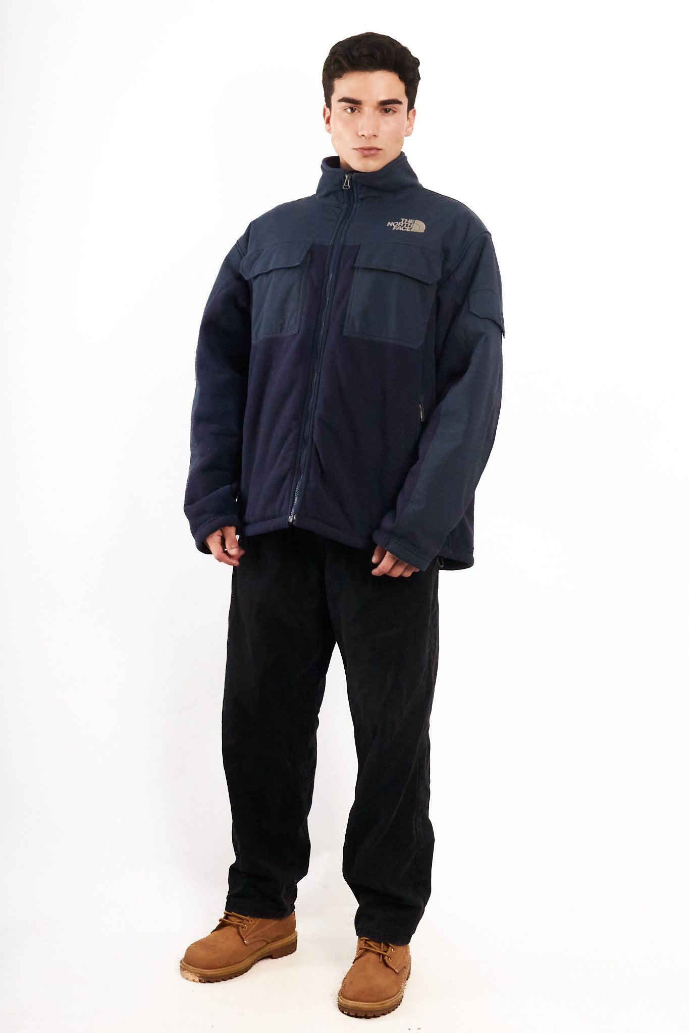 2000 Vintage North Face Denali Fleece Padded Jacket (L/XL)