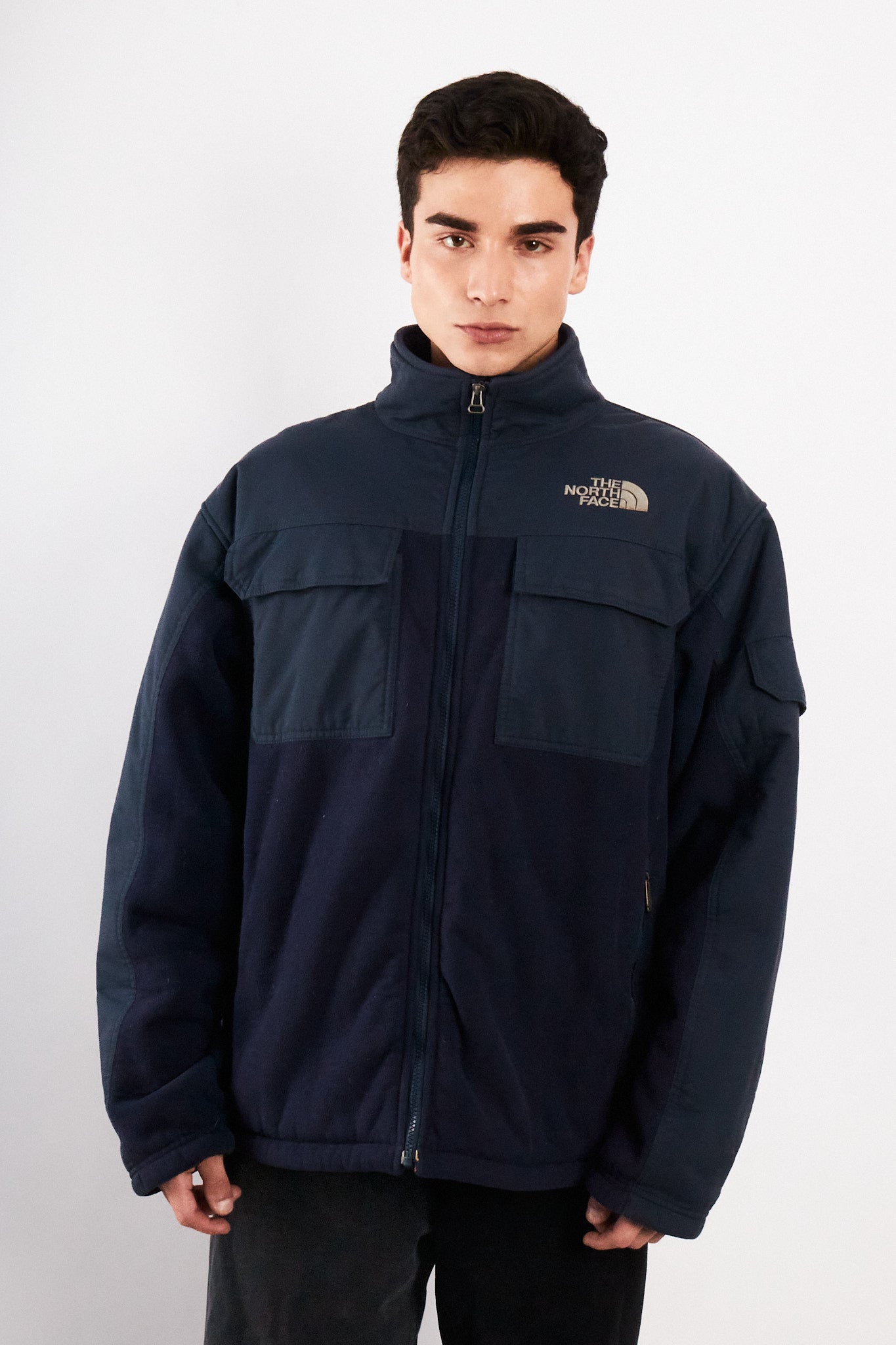 2000 Vintage North Face Denali Fleece Padded Jacket (L/XL)