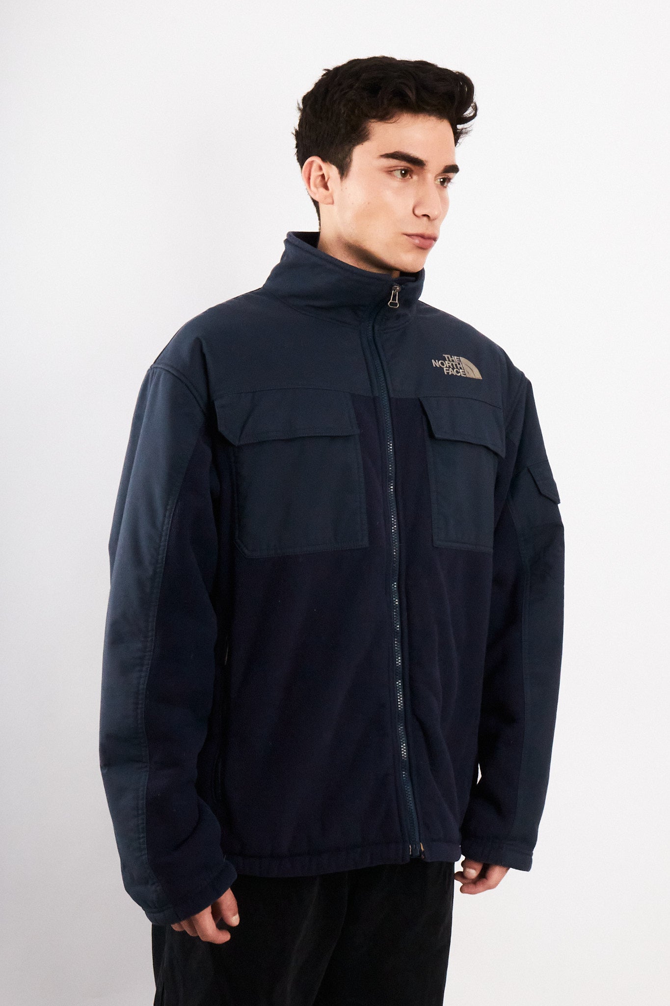 2000 Vintage North Face Denali Fleece Padded Jacket (L/XL)