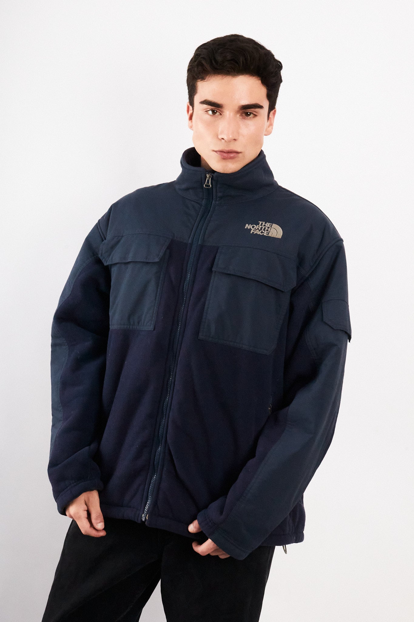 2000 Vintage North Face Denali Fleece Padded Jacket (L/XL)