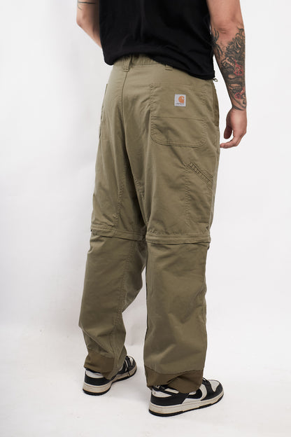 2000 Carhartt Olive Green Convertible Baggy Parachute (36/38)