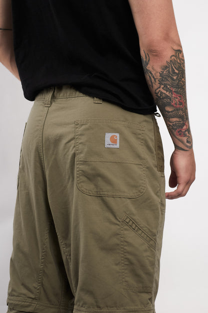2000 Carhartt Olive Green Convertible Baggy Parachute (36/38)