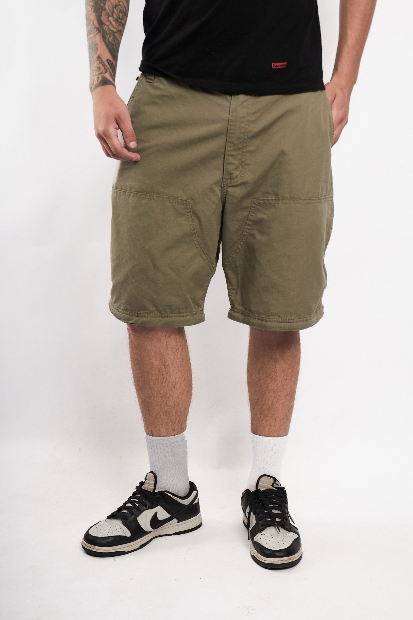 2000 Carhartt Olive Green Convertible Baggy Parachute (36/38)