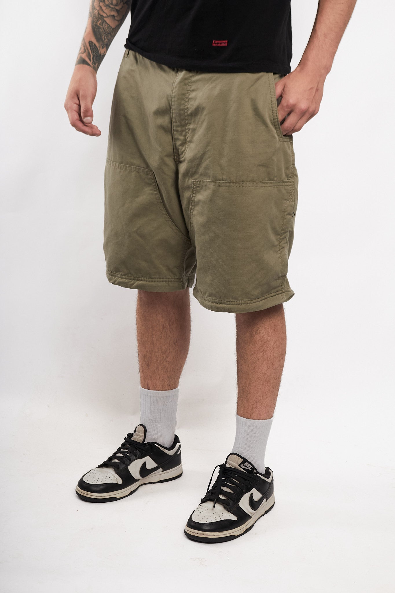 2000 Carhartt Olive Green Convertible Baggy Parachute (36/38)