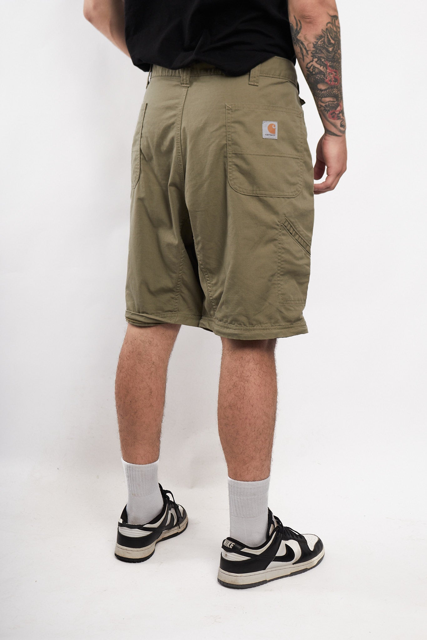 2000 Carhartt Olive Green Convertible Baggy Parachute (36/38)