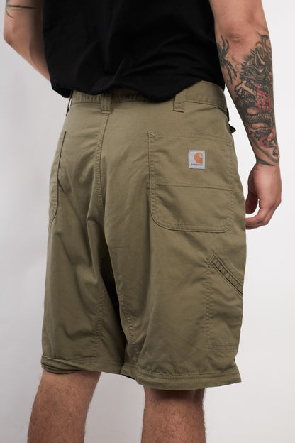 2000 Carhartt Olive Green Convertible Baggy Parachute (36/38)